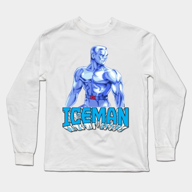 Ice Guy Superhero Long Sleeve T-Shirt by TheM6P